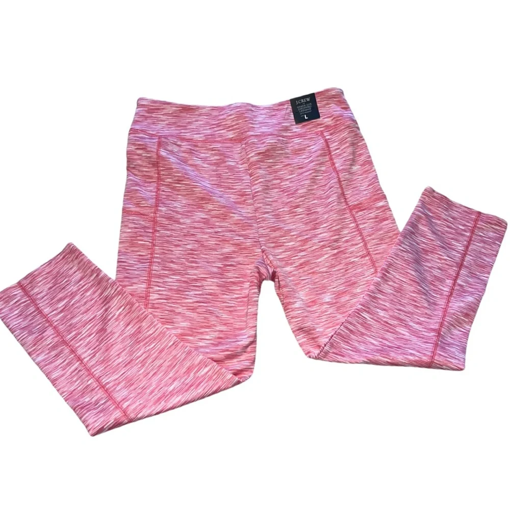 J. Crew Legging - Large, pink, white - Picture 3 of 8